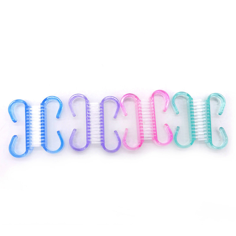 Nail art multifunctional cleaning brush horn brush small size dust brush nail brush text play brush factory direct sales