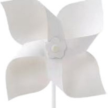 Cross-Border Blank Windmill Outdoor Colorful Windmill DIY Painting Handmade Toys Toddler Graffiti Art Small Gifts