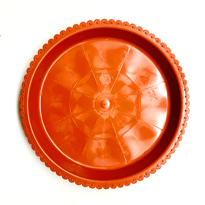 Round Lace Tray Water-Catching Tray Plastic Flower Pot Base, Simple and Corrosion-Resistant, Available in Various Sizes and Colors