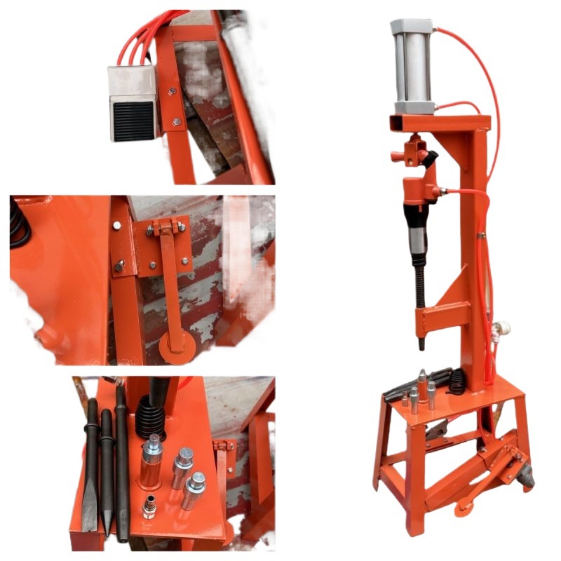 Pneumatic Brake Pad Riveting Machine Electric Hydraulic Punching Riveting Machine Riveting Brake Pad Tool Pneumatic Riveting Machine Auto Repair Tool