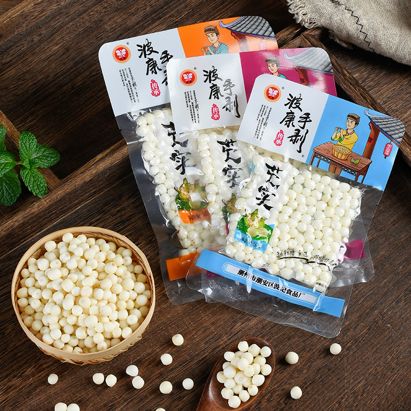 Chaozhou Dongfeng Chicken Head Rice 2025 Fresh Gorgon Rice Vacuum Packed to Lock Freshness Gorgon Rice 500g Free Shipping