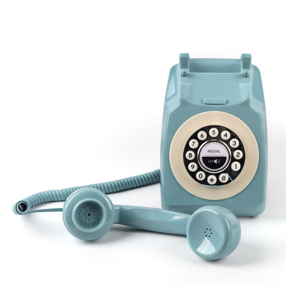 Cross-Border Antique Cordless Telephone Wireless Bluetooth Function Hotel Retro Telephone Fixed Landline Telephone Wholesale