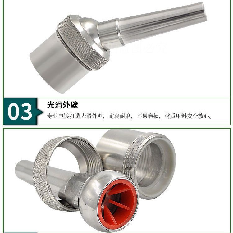 All copper round direct small nozzle with valve adjustable DC direct nozzle waterscape landscape fountain stainless steel nozzle