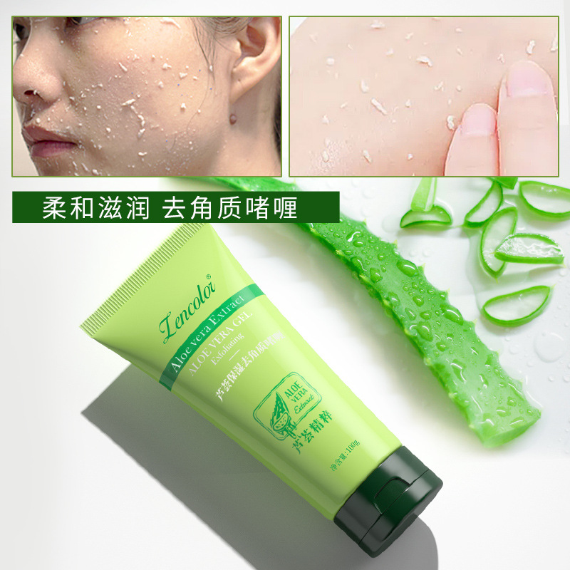 Factory direct face deep cleaning pores rub mud treasure scrub mild exfoliating Aloe Vera exfoliating gel