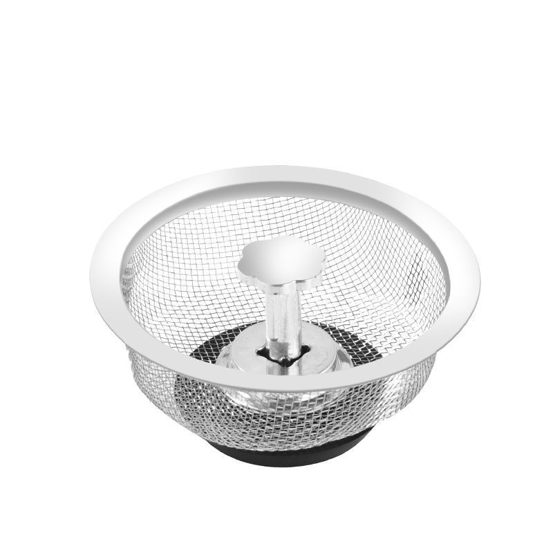304 floor drain filter net vegetable basin stainless steel handle drain net pool hair sewer anti-blocking deodorant floor drain