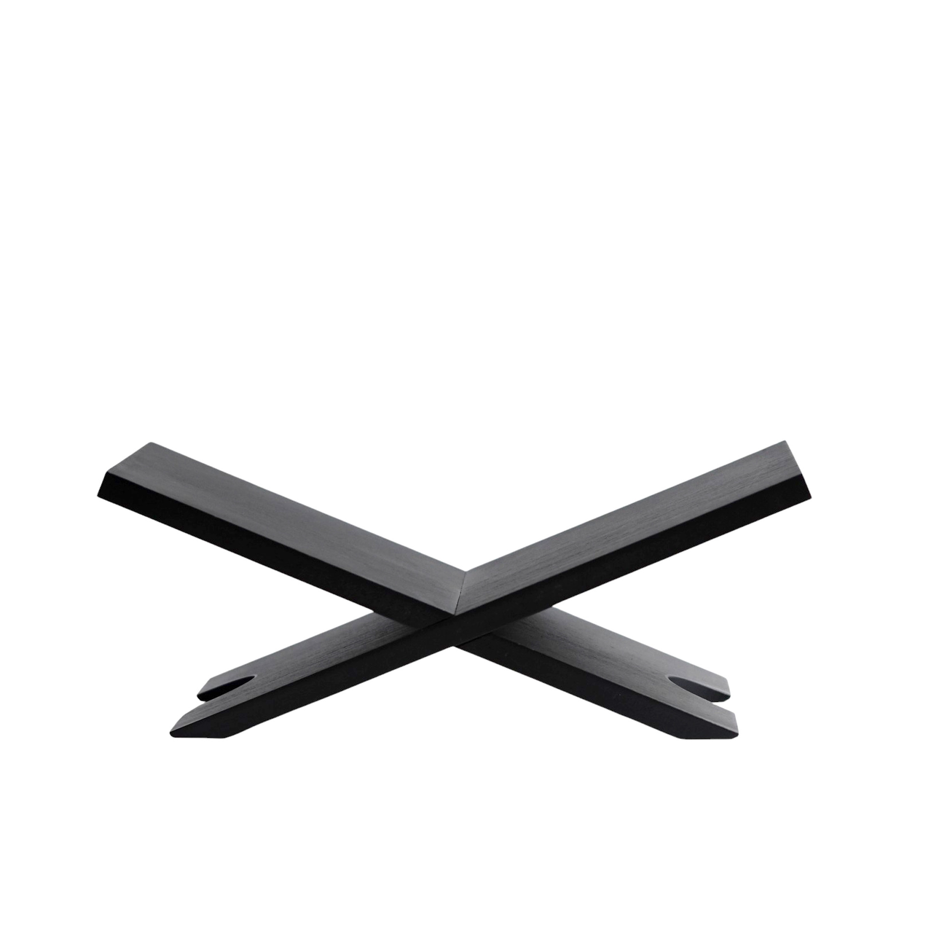 Black Wooden Reading Bookshelf Magazine Rack Cross-border Retro Reading Pallets Exhibition Hall Model Room Display Rack