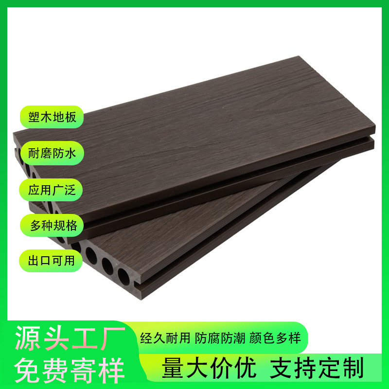 Second-Generation Co-Extruded Wood-Plastic Flooring for Outdoor and Indoor Use in Courtyards, Corridors, Gardens, and Terraces, Waterproof, Anti-Corrosion, Moisture-Proof, and Insect-Proof Flooring