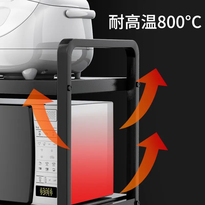 Kitchen Storage Rack Wholesale Retractable Storage Rack Thickened Microwave Storage Rice Cooker Oven Desktop Storage Rack
