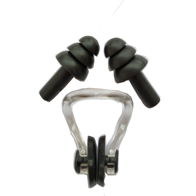 Directly Supplied from the Source Manufacturer, Nose Clip and Earplug Combination Set for Swimming, Waterproof, Noise-Canceling, Sleep Earplugs, Large Quantity, Excellent Price, Customizable