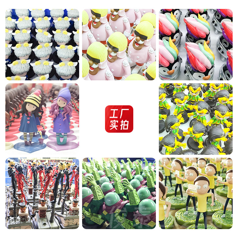 Resin ornaments handicraft PVC doll cartoon blind box mascot doll to sample custom made