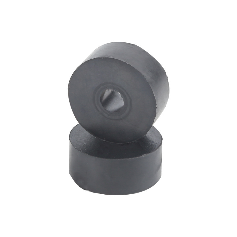 Round Rubber Shock-Absorbing Pad, High-Elasticity, Thickeneded Sound Insulation, Industrial Machinery Buffer Pad, Air-Conditioning Water Pump, Shock-Proof Rubber Pad