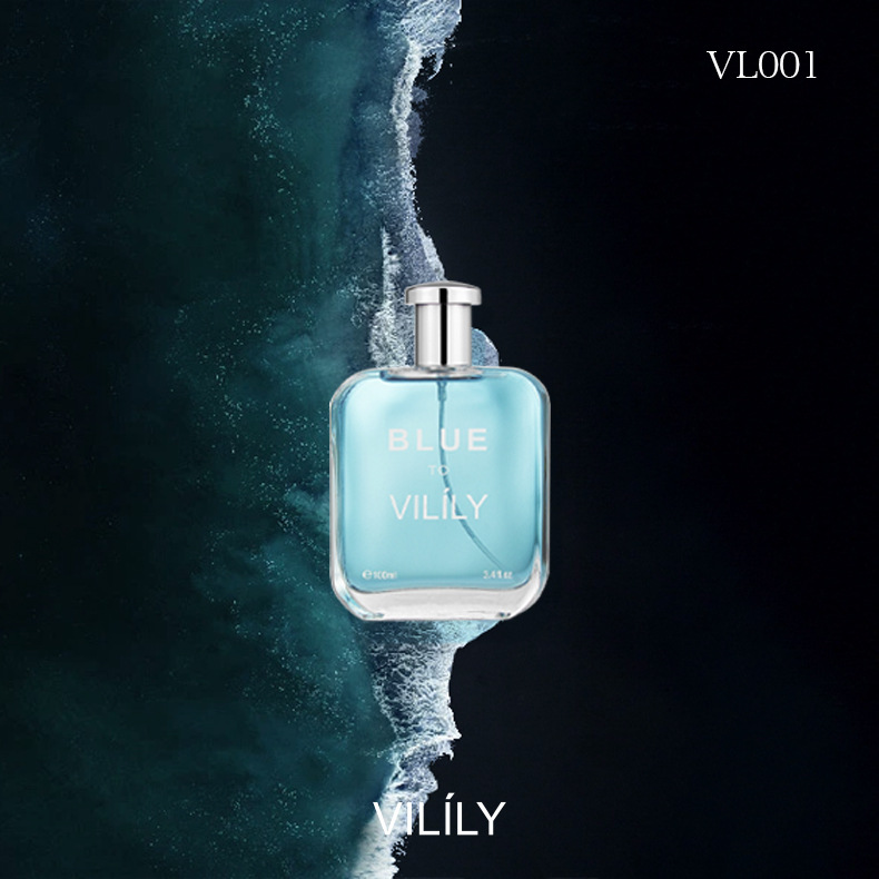 VILILY men's perfume natural lasting light fragrance small big brand fragrance flat for blue ocean wood fresh
