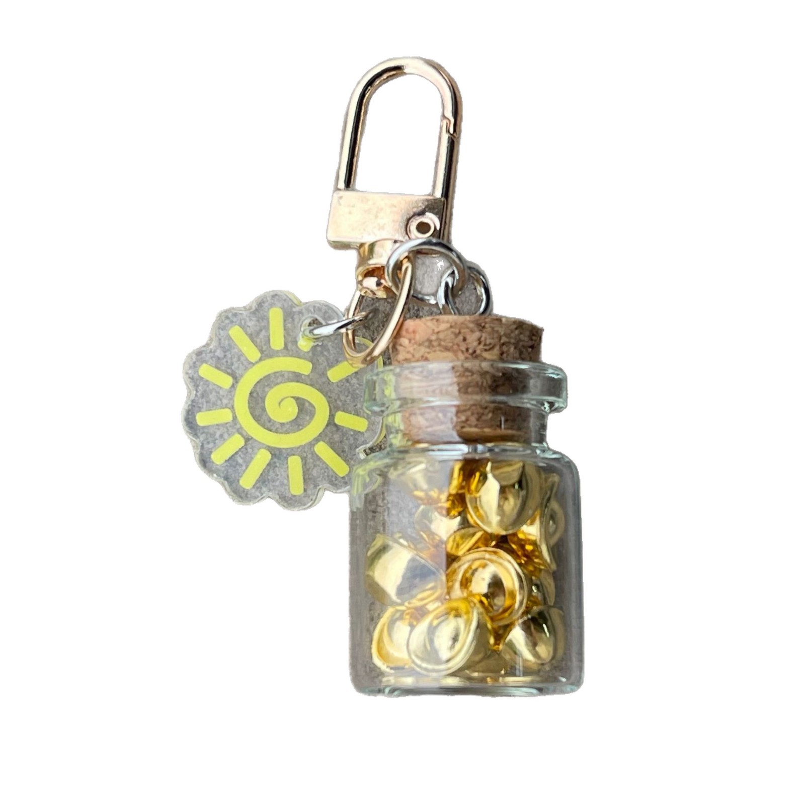 Collection of Wealth Bottle Keychains~ Creative and Unique Double-Sided Character Pendant, Ingot Keychain, Wealth-Attracting Ornament Wholesale