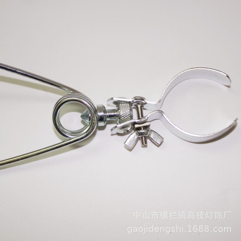 Pet crawler lamp clip aluminum alloy lampshade clip ceramic lamp holder lamp holder spring clip universal iron clip