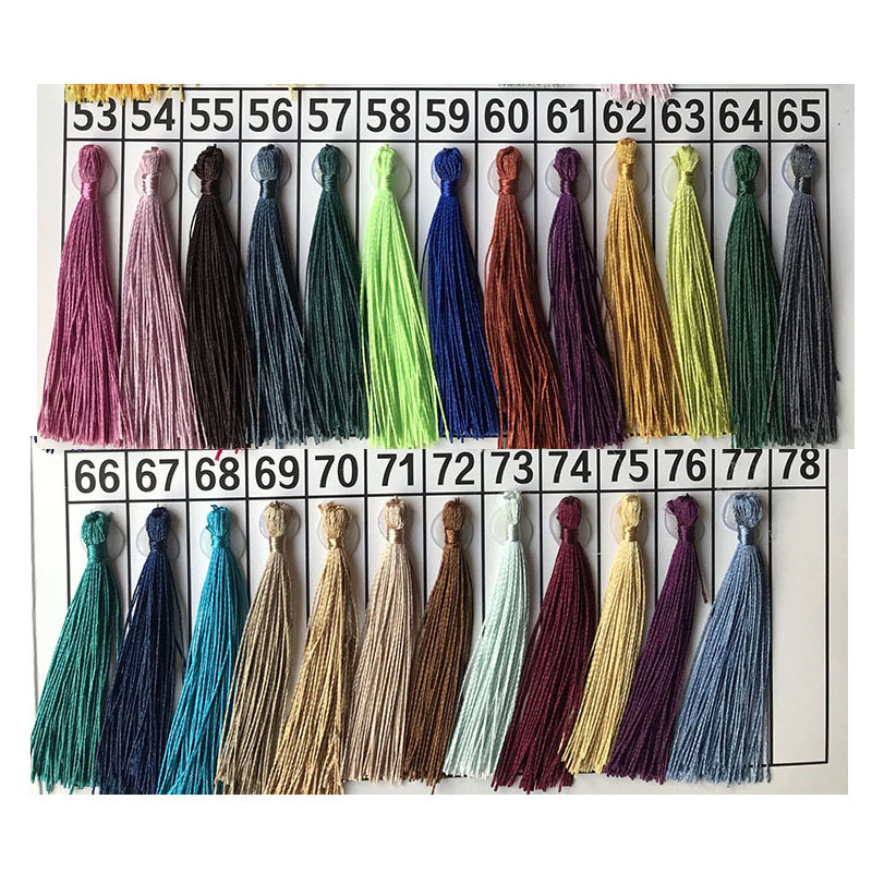 Manufacturer Wholesale Chinese Knot Tassel Tassel Bookmark Small Tassel Sample Can Be Used to Make Various Styles of Tassels Accessories
