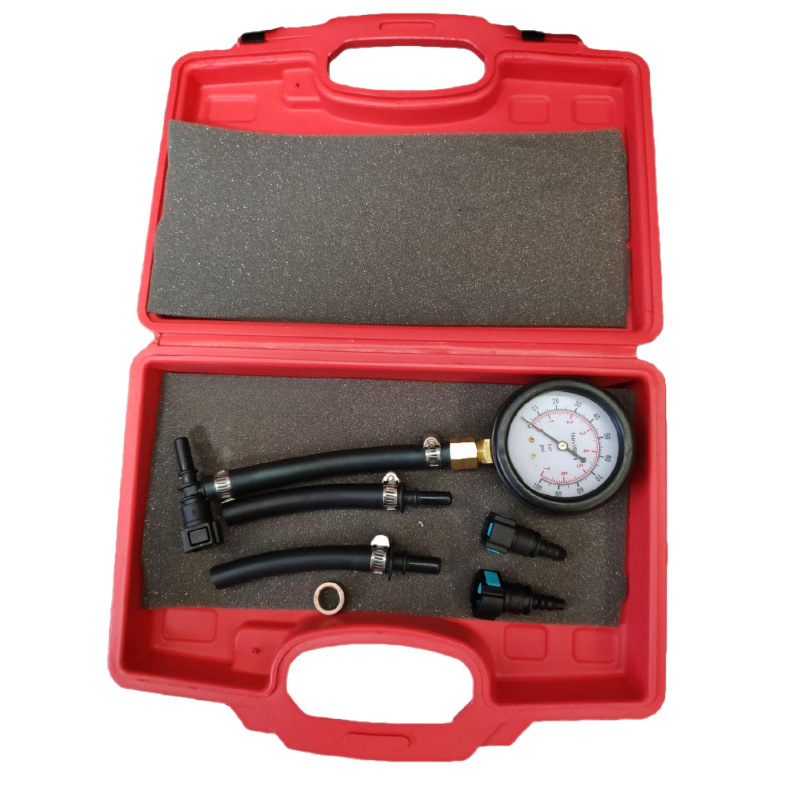 Free Shipping Car Fuel Gasoline Pressure Gauge Fuel Pressure Detection Gauge to Measure Gasoline Pressure Quick-Connect Oil Pressure Gauge