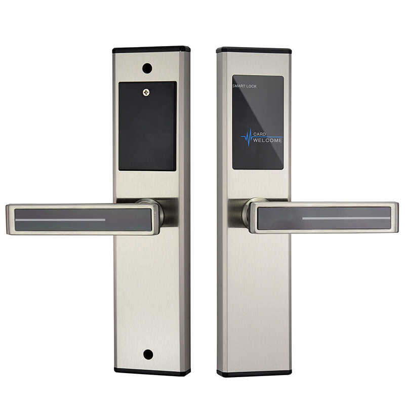 Indoor door lock swipe card lock household universal wooden door hotel swipe card homestay apartment bedroom app combination lock