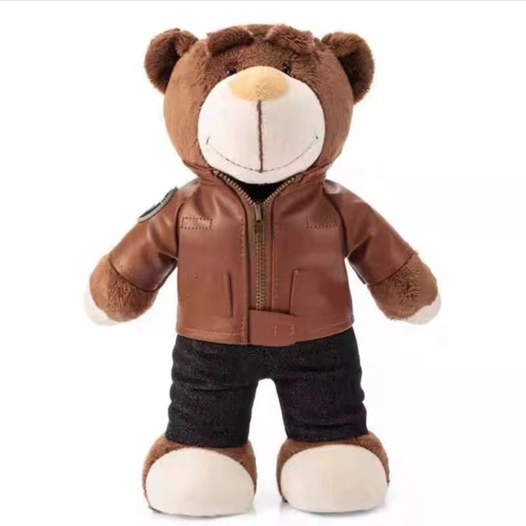 Antu Shengmo Travel Bear Harley Motorcycle Bear Doll Teddy Bear Car Logo Bear Bmw 4S Shop Boyfriend Gift Doll