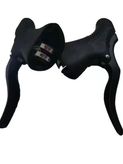 Road bicycle brake handle dead-Flying Field car aluminum alloy brake handle folding curved handle brake handle racing front and rear handbrake