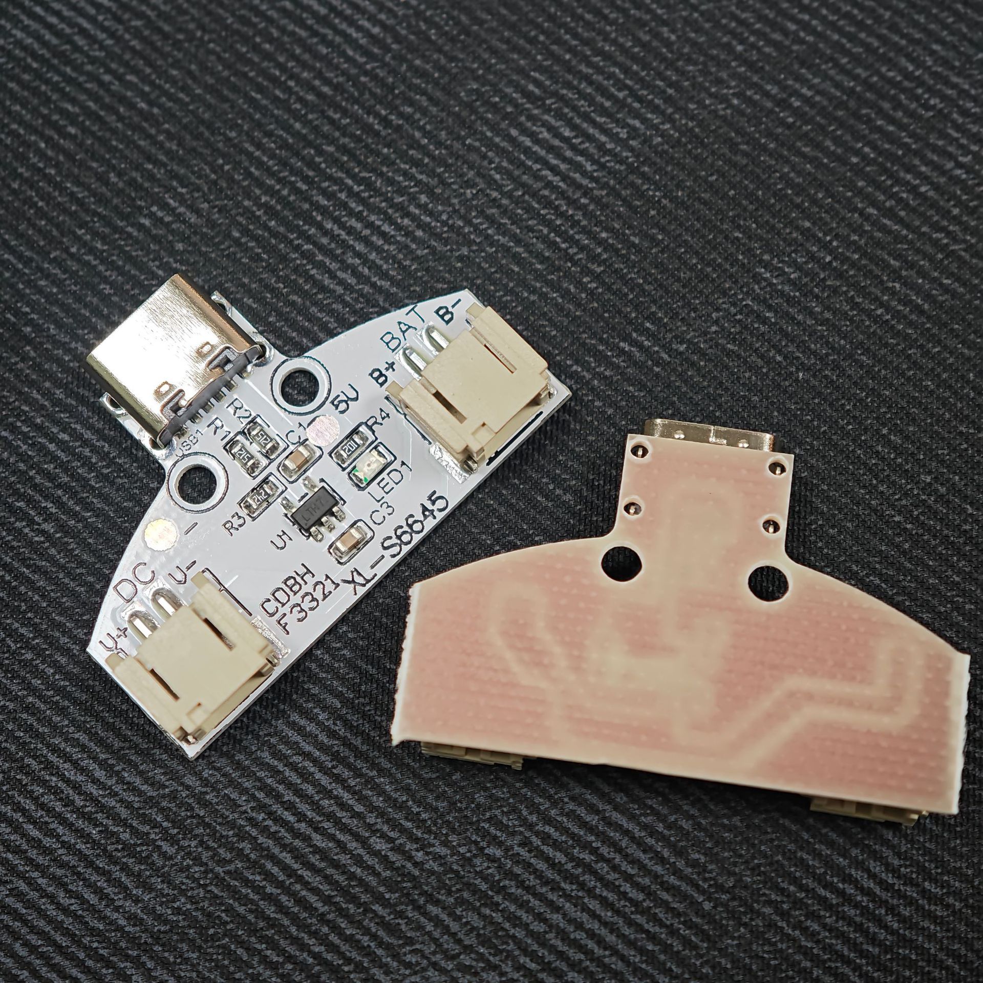 Single Charging Circuit Board Typec Charging Board Battery Charging Led Light Board Night Light Table Lamp 5V Light Board