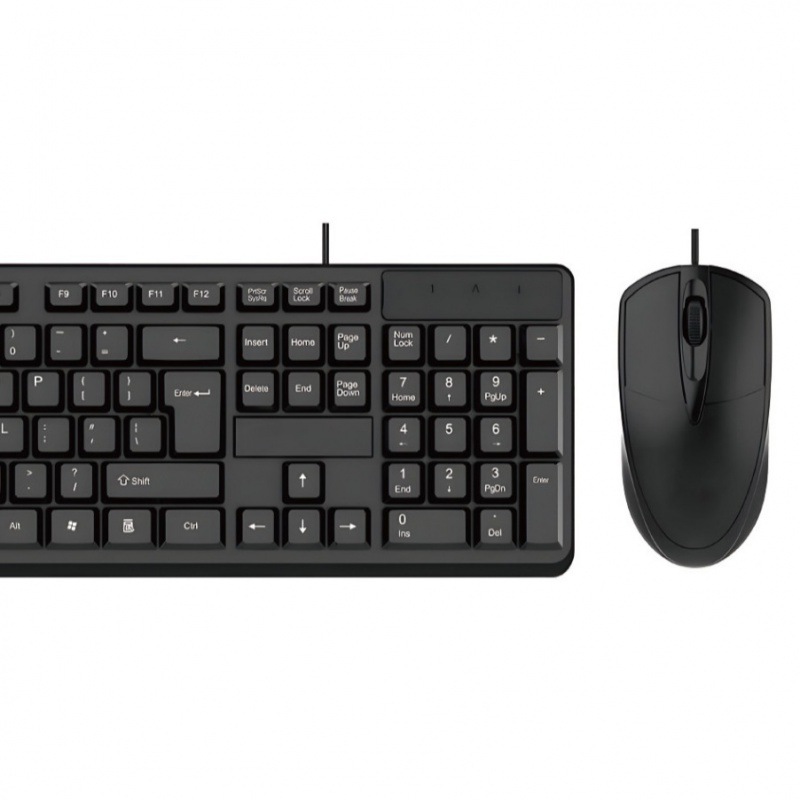 Sensoni KM01 Wired USB Keyboard and Mouse Set Game Office Home Computer Notebook Keyboard and Mouse Set