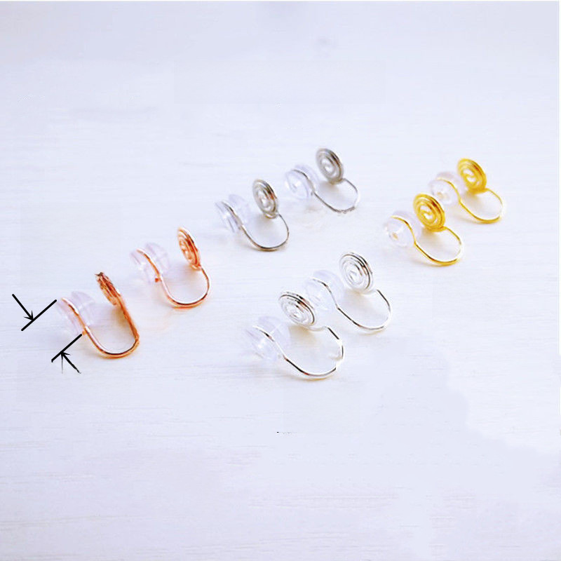 316 Stainless Steel Mosquito Incense Plate Universal Ear Clip Ear Stud Converter U Clip Lightweight Painless DIY Accessories