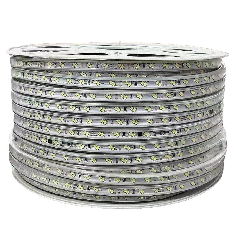 Led Light Strip Low Voltage 24V36V High Brightness 2835 Double Row Outdoor Engineering Waterproof Tunnel Mine Tower Crane Atmosphere Light