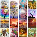 Прямые поставки из-за границы, 5d алмазная живопись, DIY, современный простой пейзаж, животные, цветы, абстрактная декоративная живопись, оптовые производители