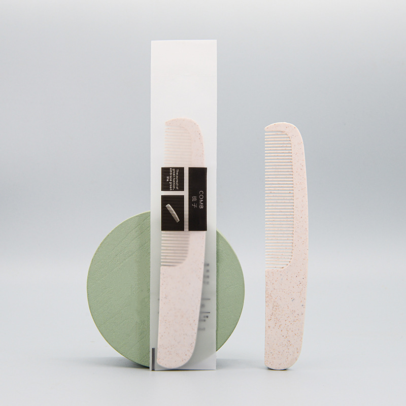 Hotel disposable straw comb hotel Hotel disposable banana comb comb soft film packaging wholesale