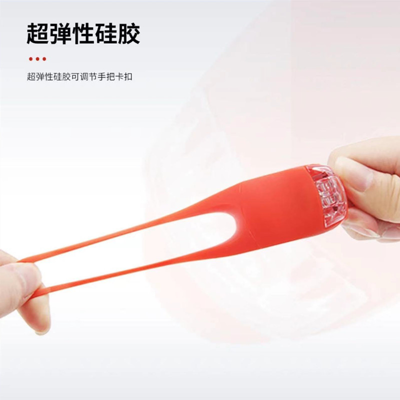 Cross-Border Hot Selling Bicycle Led Frog Light Bicycle Silicone Warning Light Outdoor Night Riding Mountain Bike Beetle Light