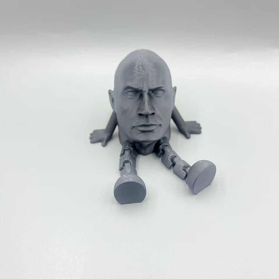 Cross-Border 3D Printing Spoof Fun Dwayne Johnson Octopus Ornaments April Fool's Day Abstract Doll Ornaments