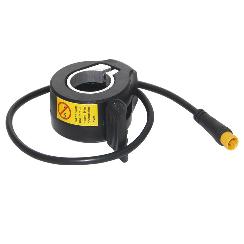 Lithium Electric Bicycle Accelerator Handlebar Speed Adjustment Handlebar Thumb Transmission Speed Control Finger Dial M8 130X Waterproof Head