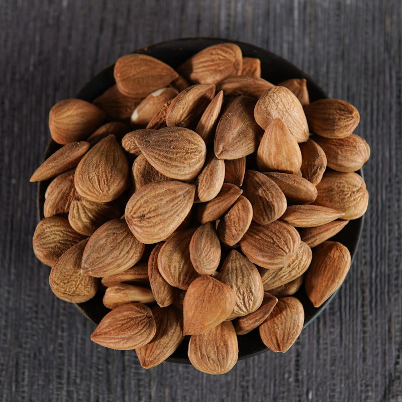 500 г специального сырого миндаля Синьцзян, оригинальный горький миндаль, аутентичный, прямые волосы Аксю