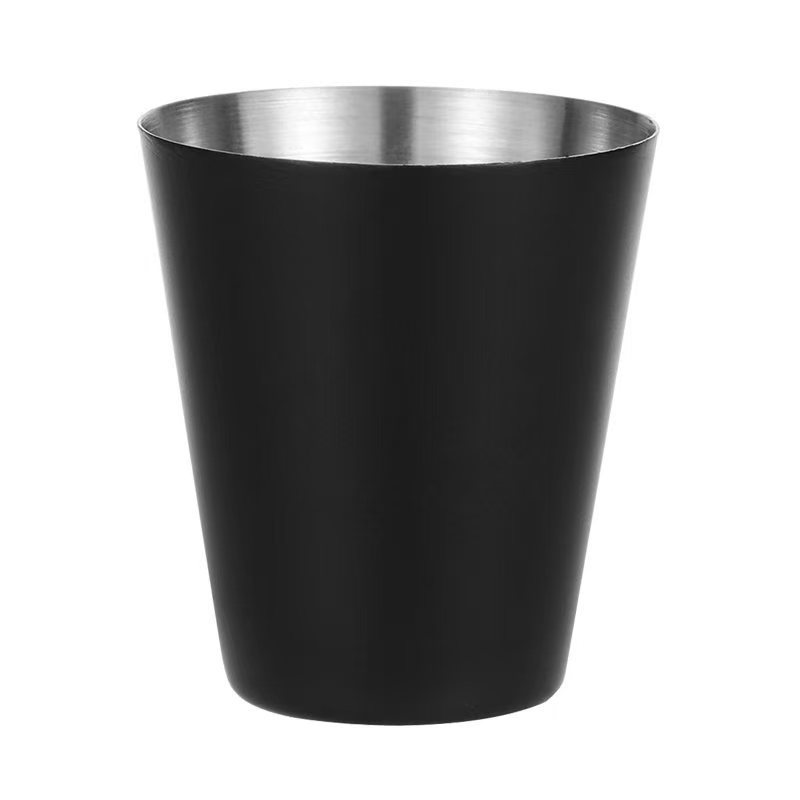 Household 304 Stainless Steel Small Funnel Large Funnel Wine Jug Standard Silver Small Wine Glass Curled Wine Glass Wrap Style