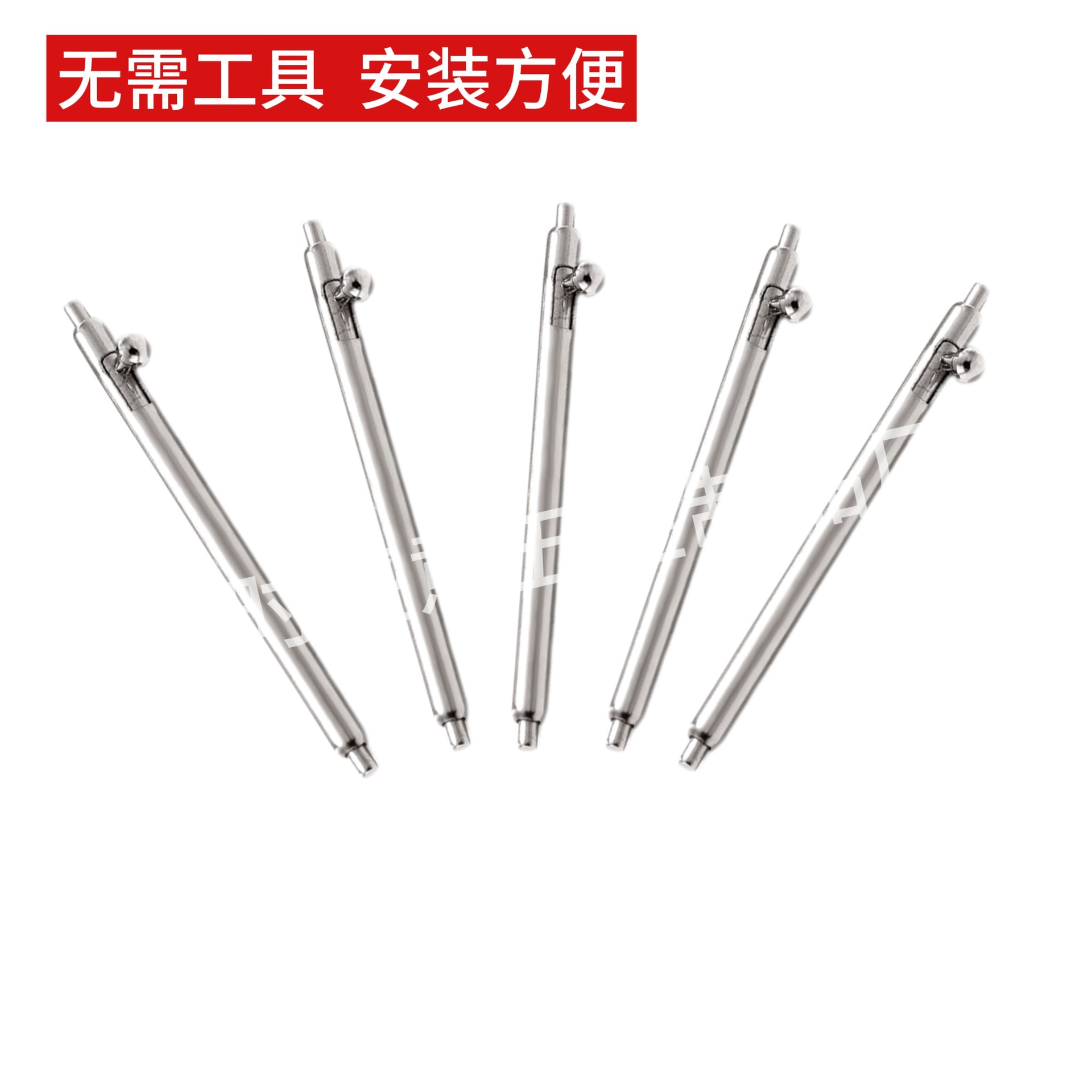 Manufacturer Wholesale Stainless Steel Quick Release Ear Environmentally Friendly All Steel Switch Ear Silicone Smart Watch Strap Connection Accessories