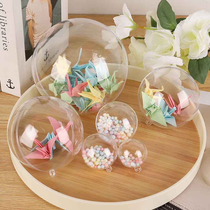 Трансграничный высокопрозрачный шар 5-12см, рождественский шар, оконный декоративный шар, пластиковый шар, акриловый шар, подвесной шар