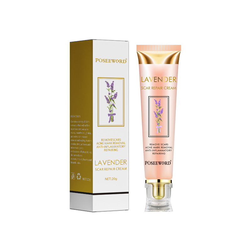 Cross-Border Best-Selling Lavender Scar Repair Cream Lavender Scar Repair Cream Facial Acne and Acne Cream