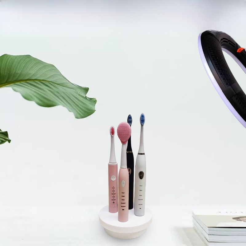 Electric turntable automatic rotation display stand live with goods jewelry hand-held products panoramic photo shooting video