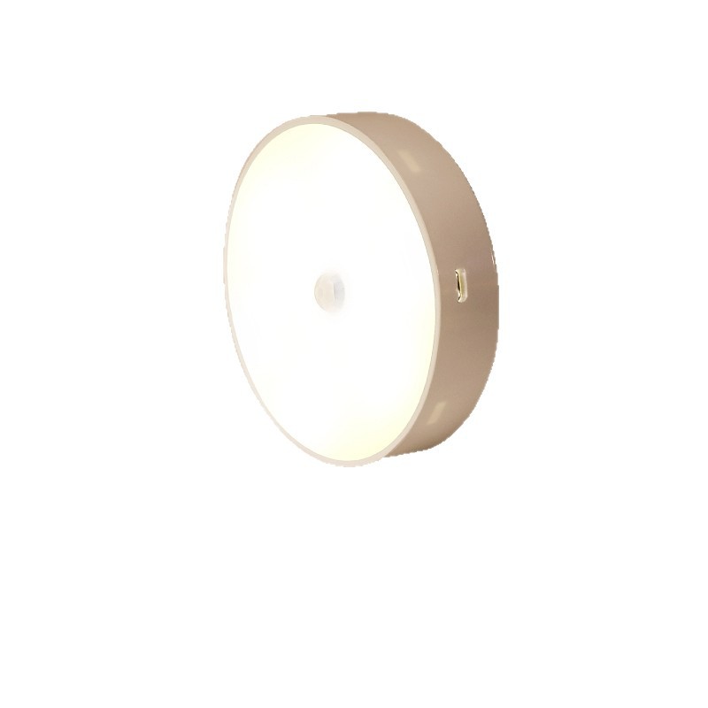 Human Body Sensor Night Light, Bedroom Magnetic Small Table Lamp, Bedside Dormitory Corridor Light, Night-Time Intelligent Sensor