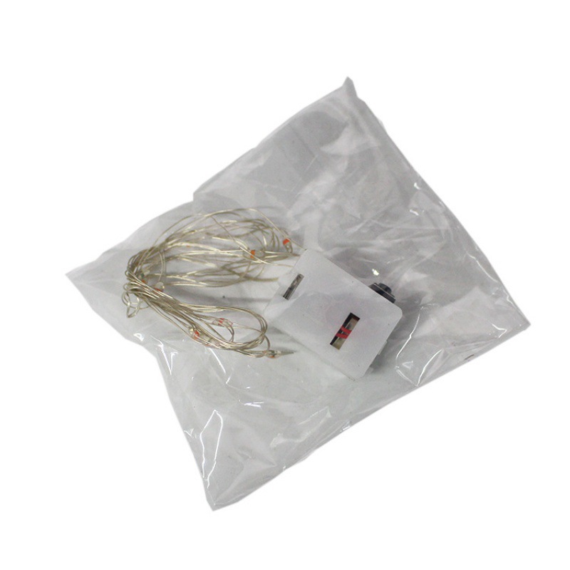 led gift box cake bouquet decorative lantern light string AG13 battery light string small white box three-stage adjustment light string