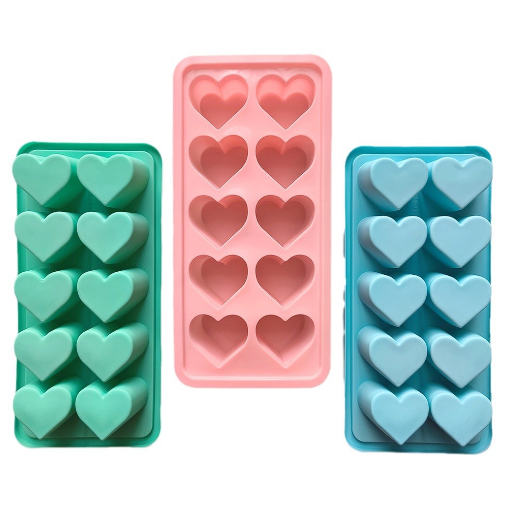 10 even love ice cube 768 silicone mold DIY baking biscuit cake decoration mold ice cube pudding mold