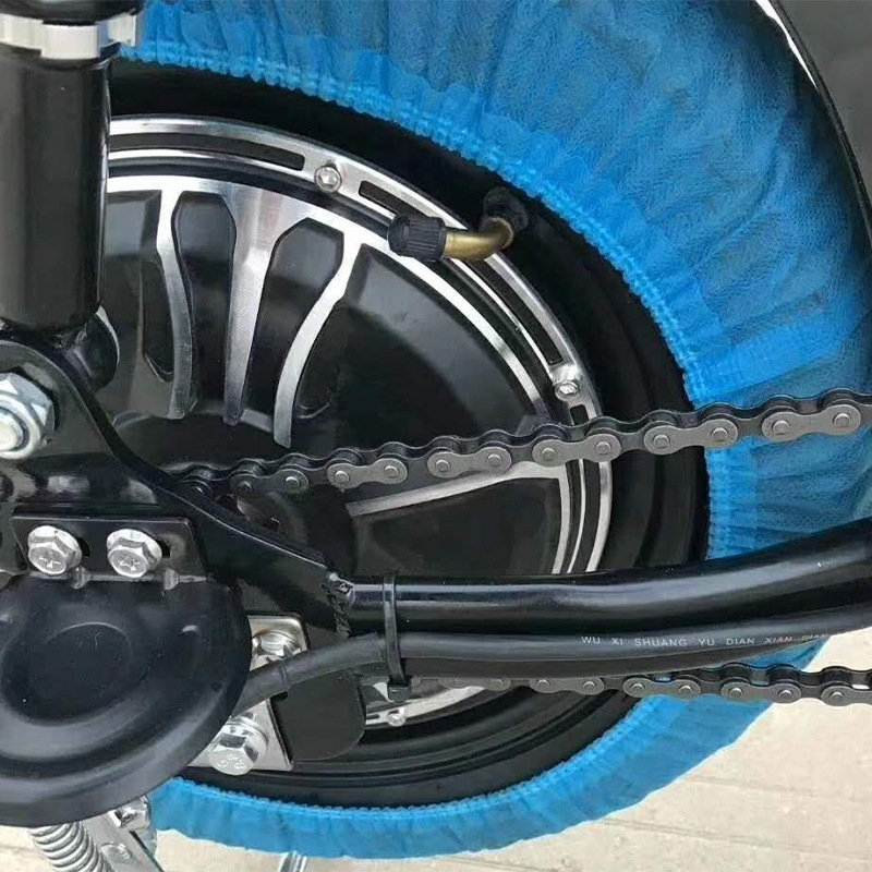 Electric bicycle non-woven tire cover disposable tire spare tire cover dust protection cover spot wholesale