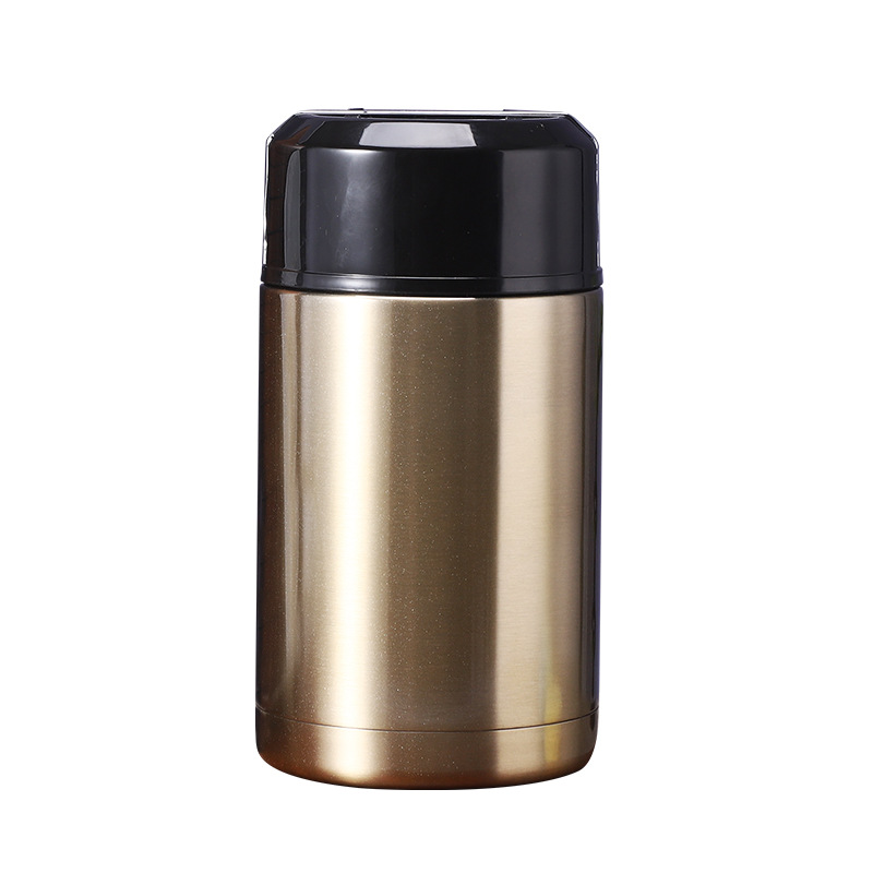 Stew Beaker Portable Thermos Cup Double-Layer Insulated Lunch Box Stainless Steel Stew Pot Vacuum Smoldering Pot Large Capacity Lunch Box