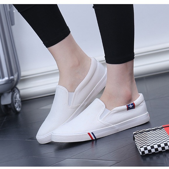 2024 Spring New Cloth Shoes Men's Canvas Shoes Large Size Cloth Shoes New White Shoes Canvas Shoes Manufacturer Wholesale