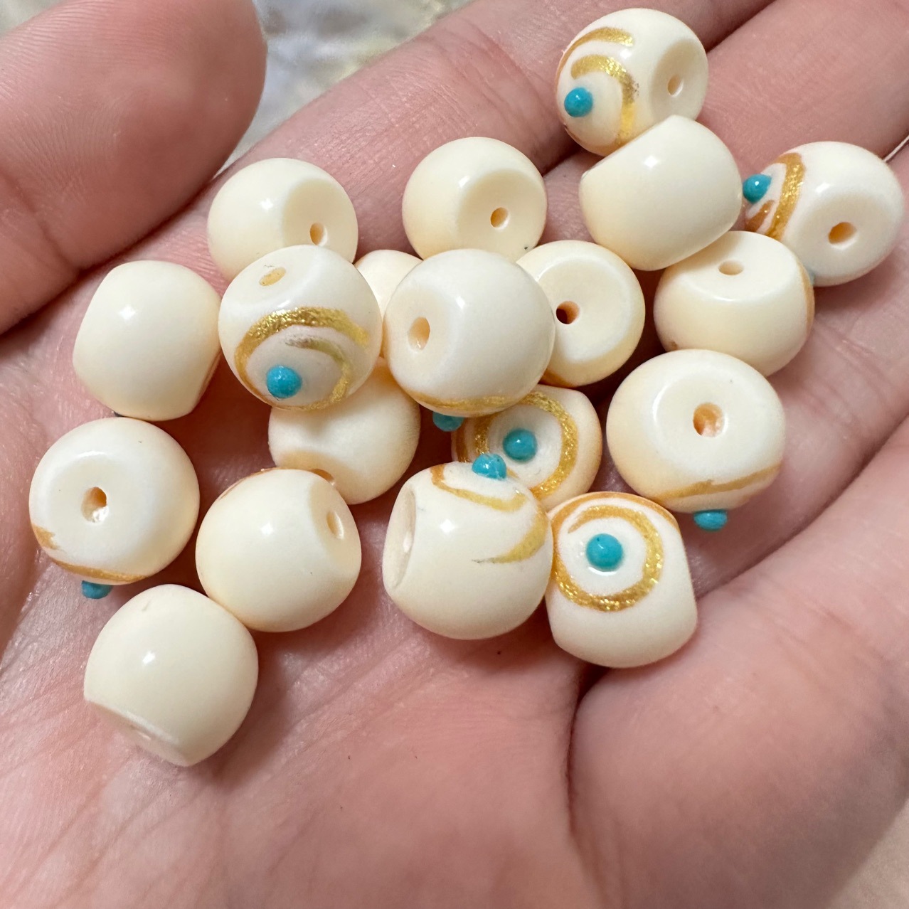 Ivory Fruit Carving Sun, Moon and Stars Set of DIY Bodhi Fruit Bracelet Super Cute Cute Accessories Handheld Accessories for Men and Women