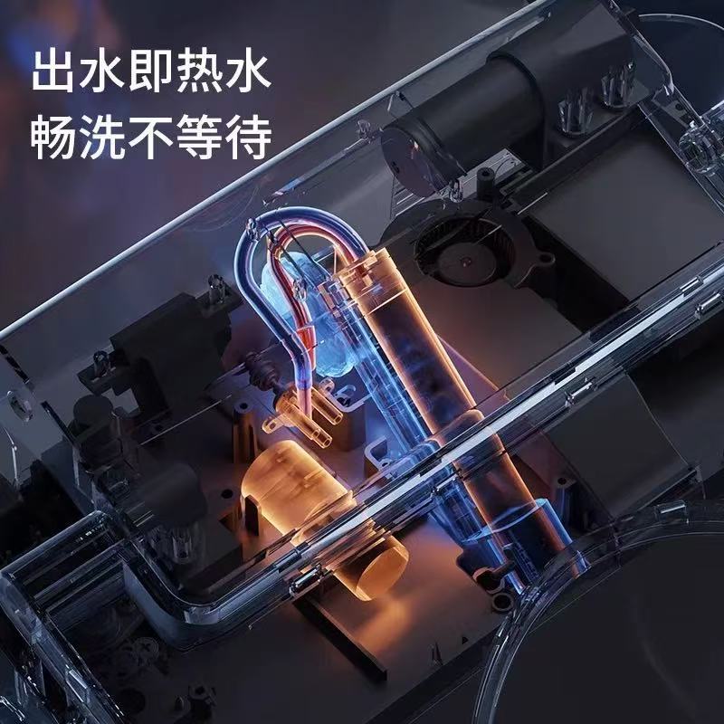 Domestic Smart Toilet Seat for Home Use, Fully Automatic Flip-Top Toilet Seat with Electric Flushing, Drying, and Heating