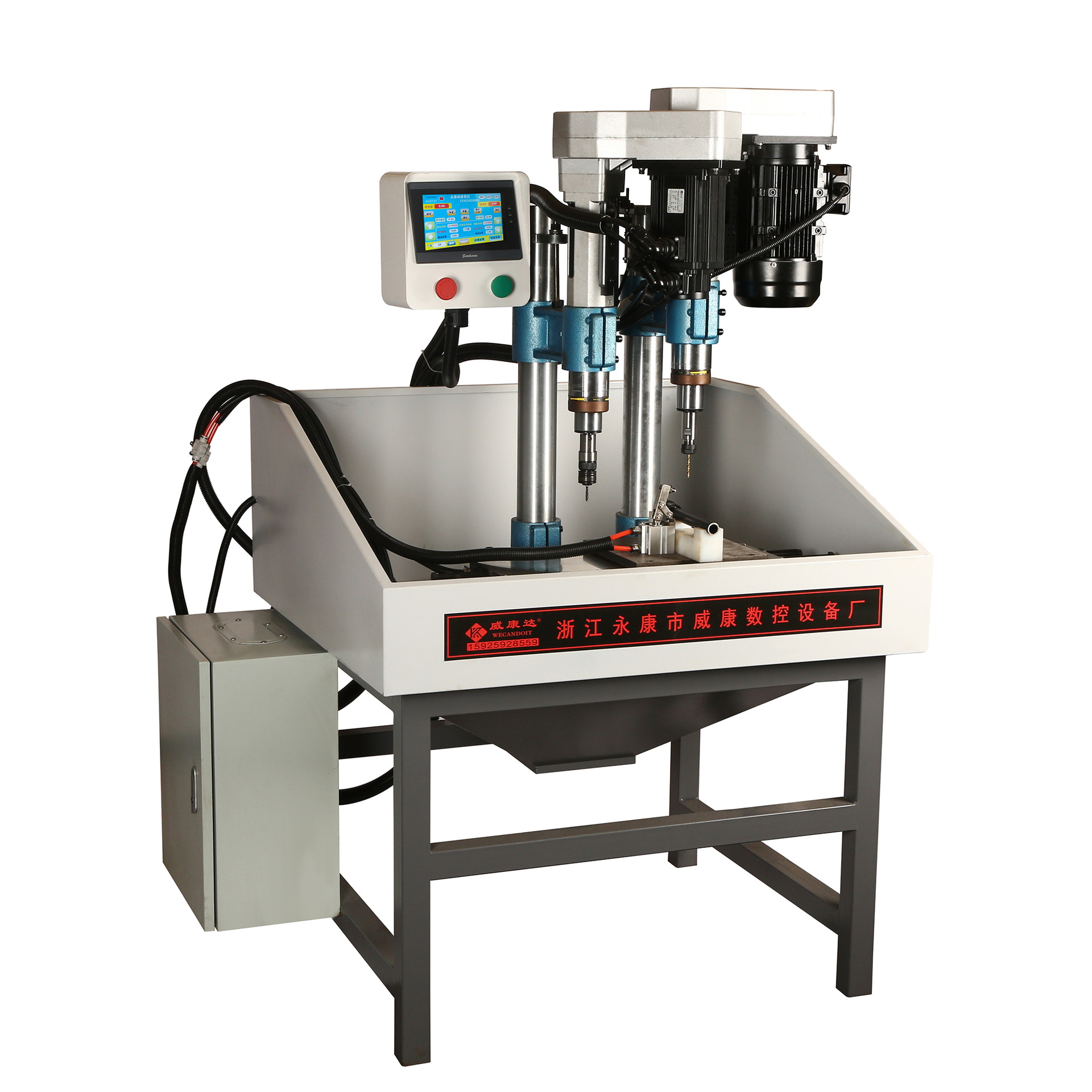 Neutral Servo Drilling and Tapping Machine, Pneumatic Slide Table Cnc Drilling Machine, Customized High Precision