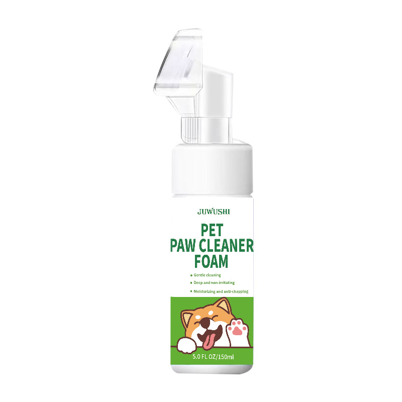 Cross-Border Pet Foot Cleansing Foam Dog Cleanser Foot Care No-Wash Cleansing Mousse Foam Pet Cleanser