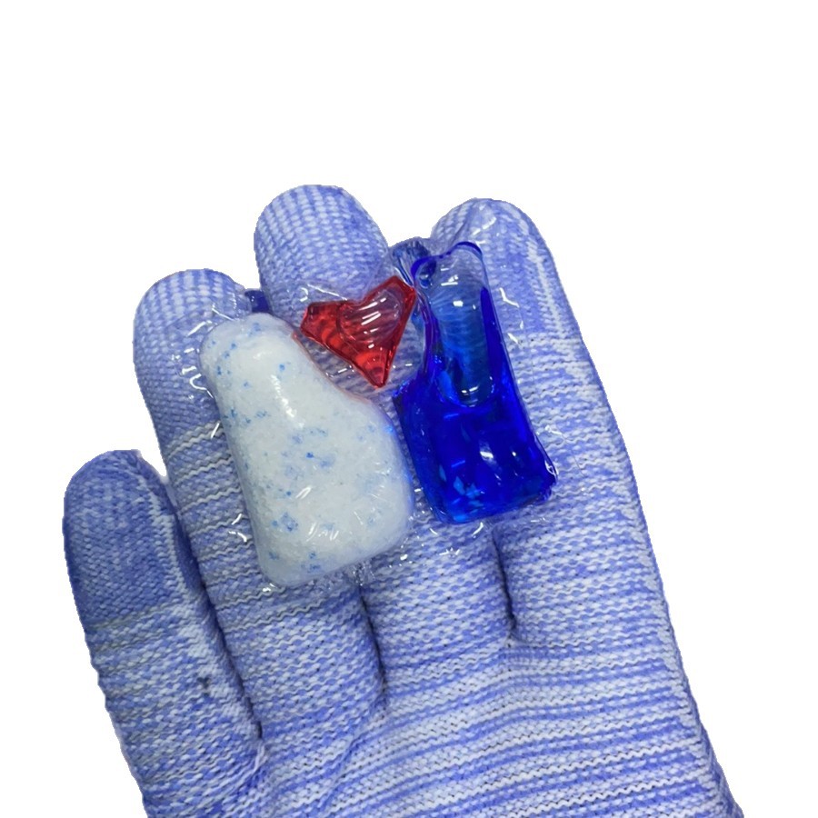 Dishwasher Special Dishwashing Beads Three-In-One Degreasing and Decontamination Dishwashing Capsule Manufacturer Wholesale Household Decontamination Washing Block