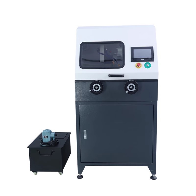 Metallographic Cutting Machine Fully Automatic Sample Desktop Vertical Precision Cutting Machine Metal Laboratory Comes with Cooling System